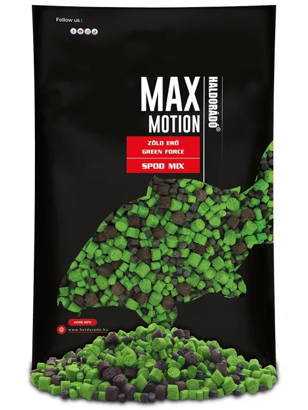 Haldorádó spod mix max motion 750 g - green force
