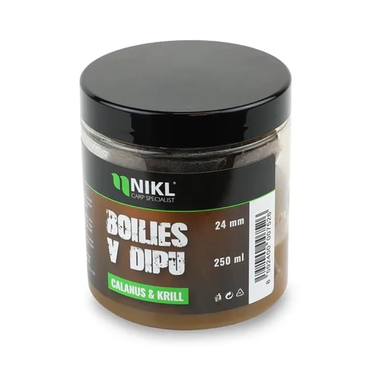 Nikl Boilies v dipu Calanus & Krill 250ml - 20mm – Karel Nikl
