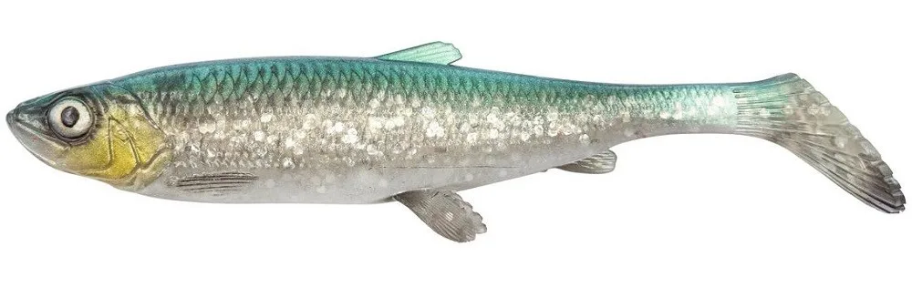 Savage gear gumová nástraha 3d herring shad v2 green silver - 28 cm 150 g