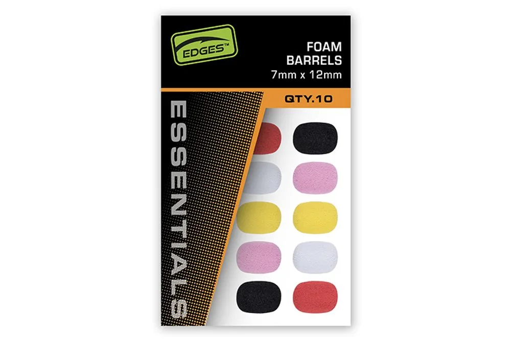 Fox Plovoucí váleček Edges Foam Barrels Mixed Colour 10ks - 7x12mm