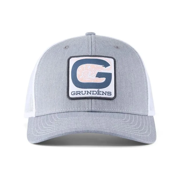 Grundéns Kšiltovka G-Shrimp Trucker Heather Grey O/S