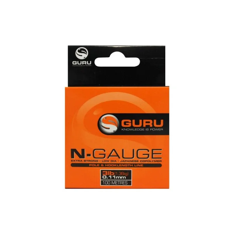 Guru Vlasec N-Gauge 100m Nosnost: 2,27kg, Průměr: 0,15mm
