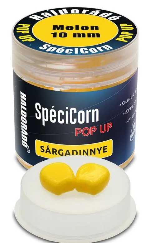 Haldorádó gumová kukuřice spécicorn 8 mm 10 ks - žlutý meloun