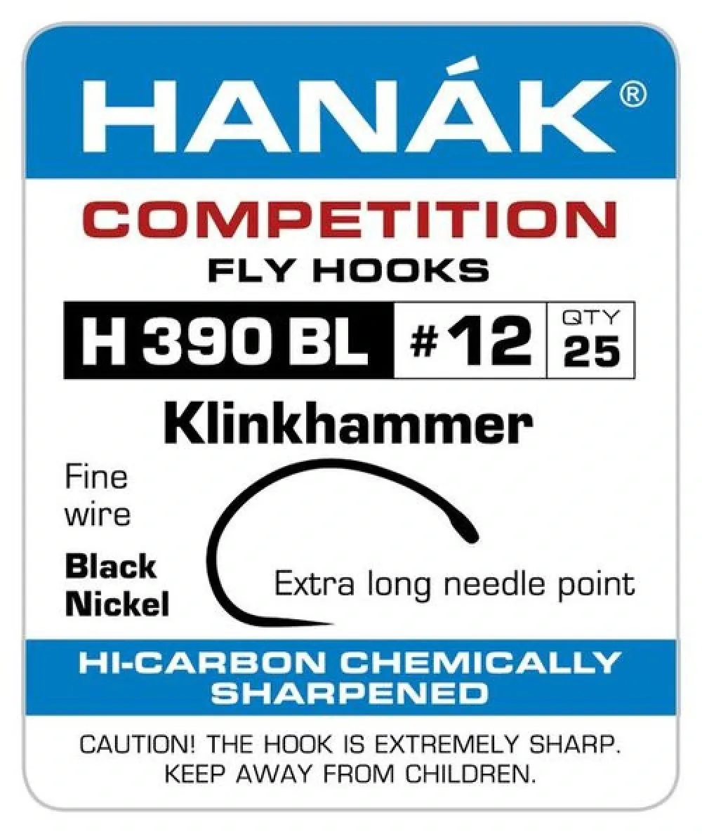 Hanák Competition Hanák Háčky H 390 BL Velikost háčku: #20