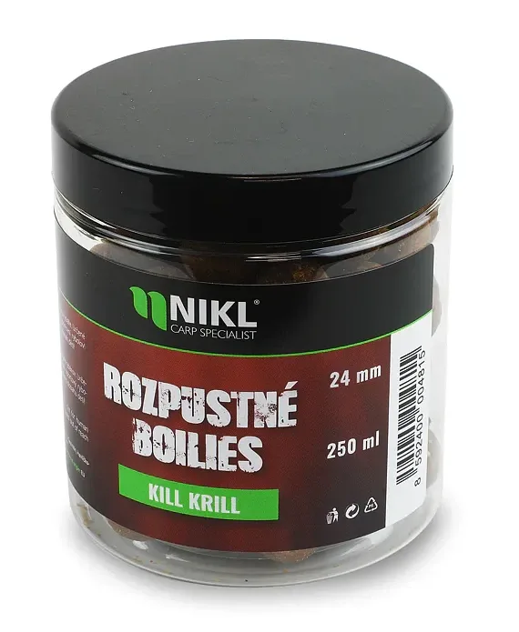 Nikl Rozpustné Boilies Kill Krill 250g Průměr: 18mm