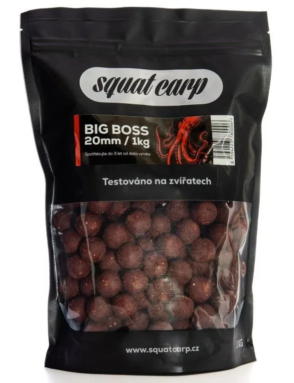 Squat carp boilies big boss - 1 kg 24 mm