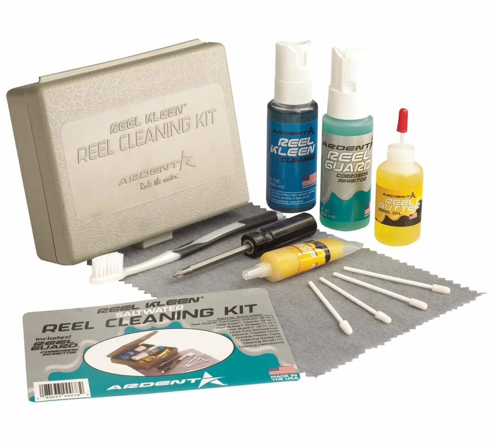 Wft sada na čištění navijáku ardent reel cleaning kit - slaná voda
