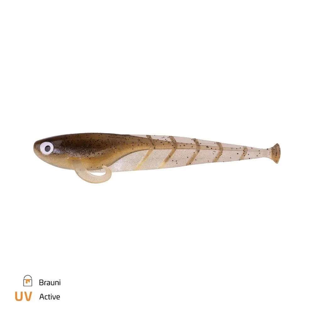 Zeck Gumová nástraha Zander Quappie 10cm 3ks - Brauni