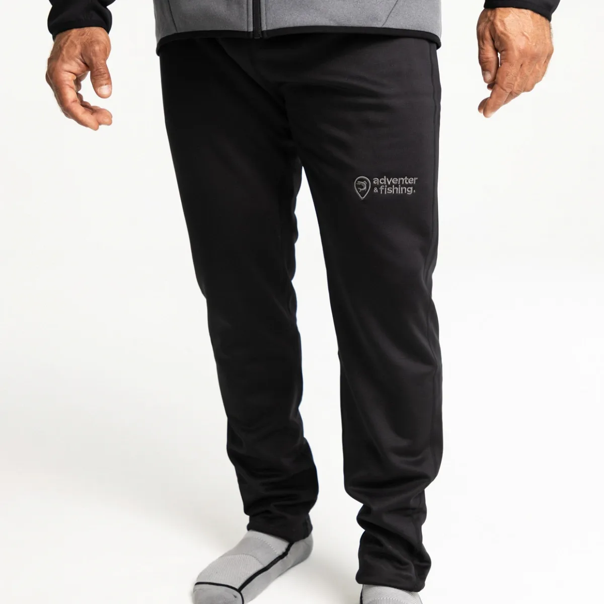 Adventer Fishing Kalhoty Prostrech Titanium & Black Velikost: S – Adventer & fishing