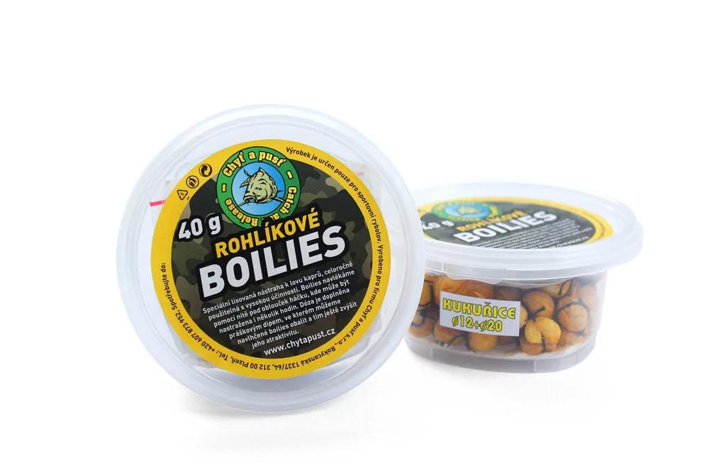 Chyť a pusť Rohlíkové boilies 20mm 150ml - Chilli