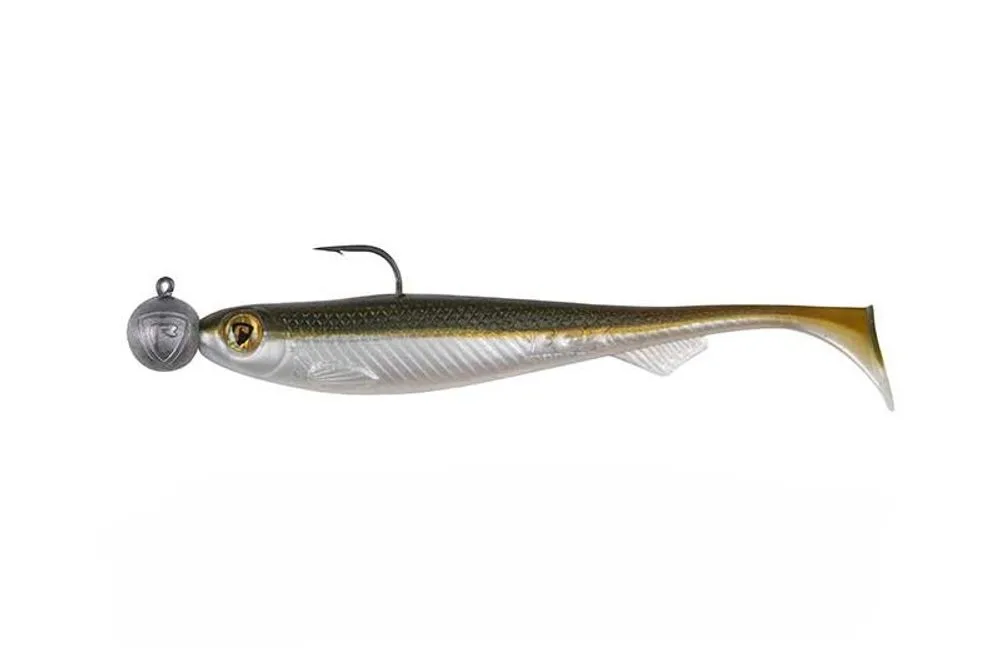 Fox Rage Gumová nástraha Bulk Loaded Slick Shad UV Aksansas Shiner - 9cm 2/0 10g