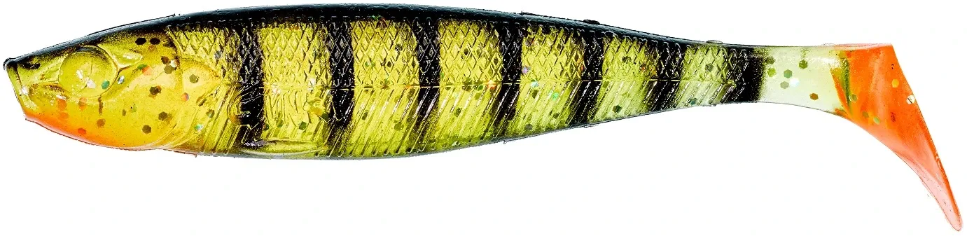 Gunki Gumová Nástraha Bumpy Ghost Stripe Perch Délka: 13cm, Hmotnost: 18,2g