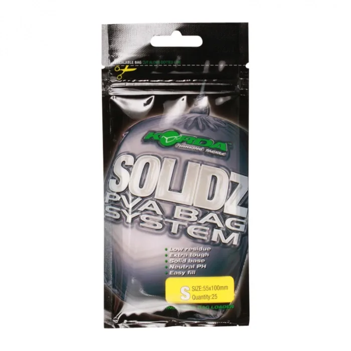 Korda PVA Sáčky Solidz Velikost: S 25ks