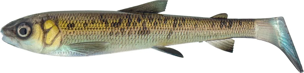Savage gear gumová nástraha 3d whitefish shad sinking green pearl - 23 cm 94 g