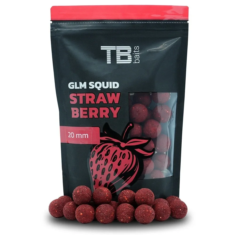 TB Baits Boilie GLM Squid Strawberry Hmotnost: 1kg, Průměr: 20mm