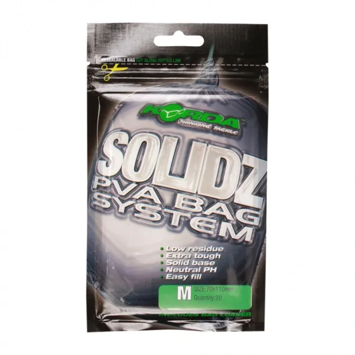 Korda PVA Sáčky Solidz Velikost: M 20ks