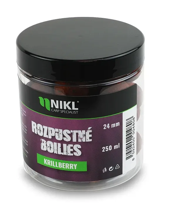 Nikl Rozpustné Boilies Krill Berry 250g Průměr: 14mm