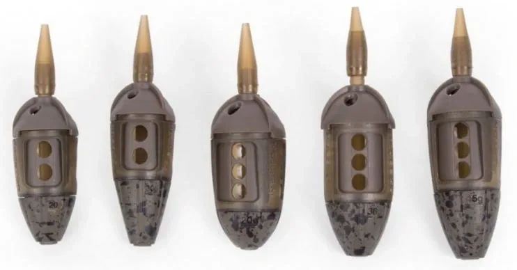 Preston Krmítko ICS IN-LINE Maggot Feeders Large 1ks Hmotnost: 30g