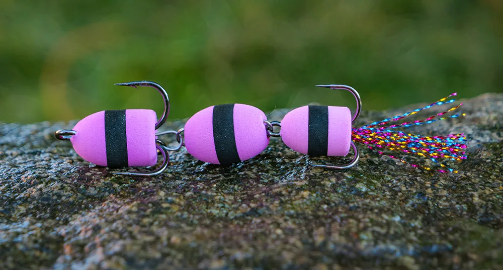 Redbass mandula pink/black/pink - l 75 mm 3,3 g