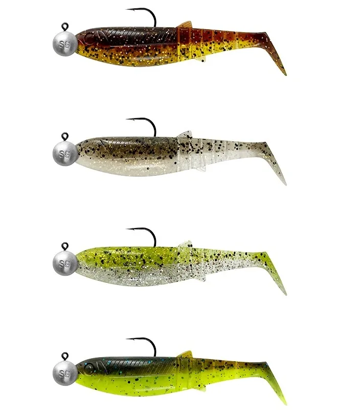 Savage Gear Gumová Nástraha Cannibal Shad Clearwater Mix 4+4 Délka: 12,5cm, Počet kusů: 4ks, Gramáž: 12,5g, #5/0