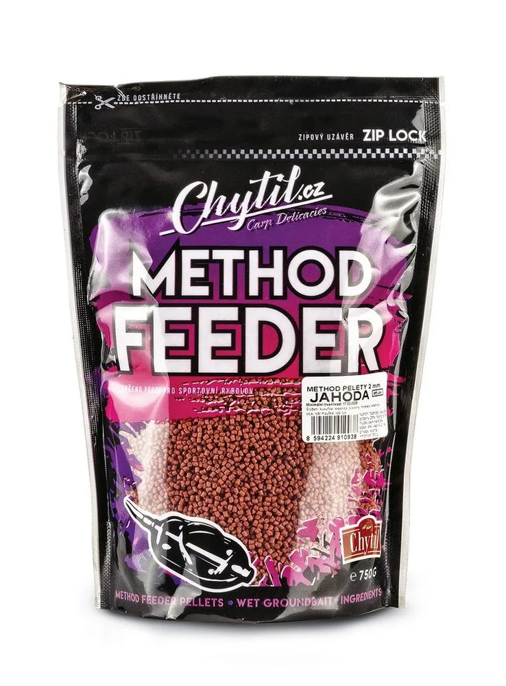 Chytil Method Feeder Pelety 2mm 750g - Jahoda