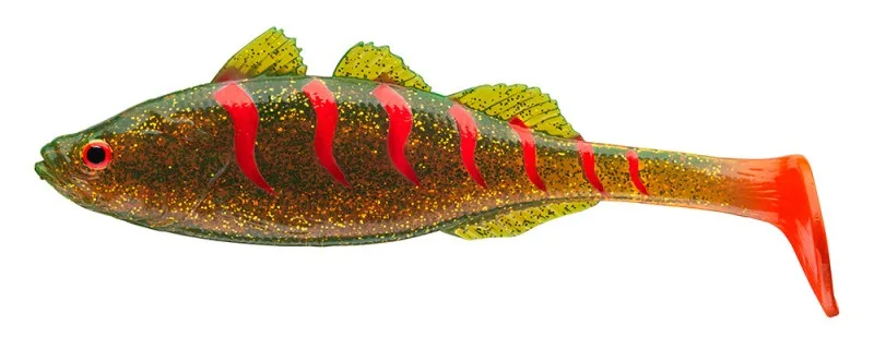 Daiwa gumová nástraha prorex live perch motor oil tiger uv - 11,5 cm 16 g