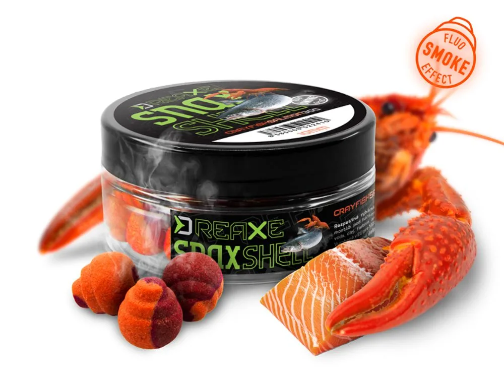 Delphin Nástraha D Snax Shell Losos-Rak 30g - 14mm