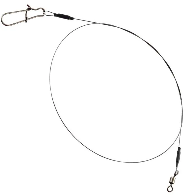 Fox rage lanko strike point jerk leader single strand titanium 2 ks 40 cm - 1 mm