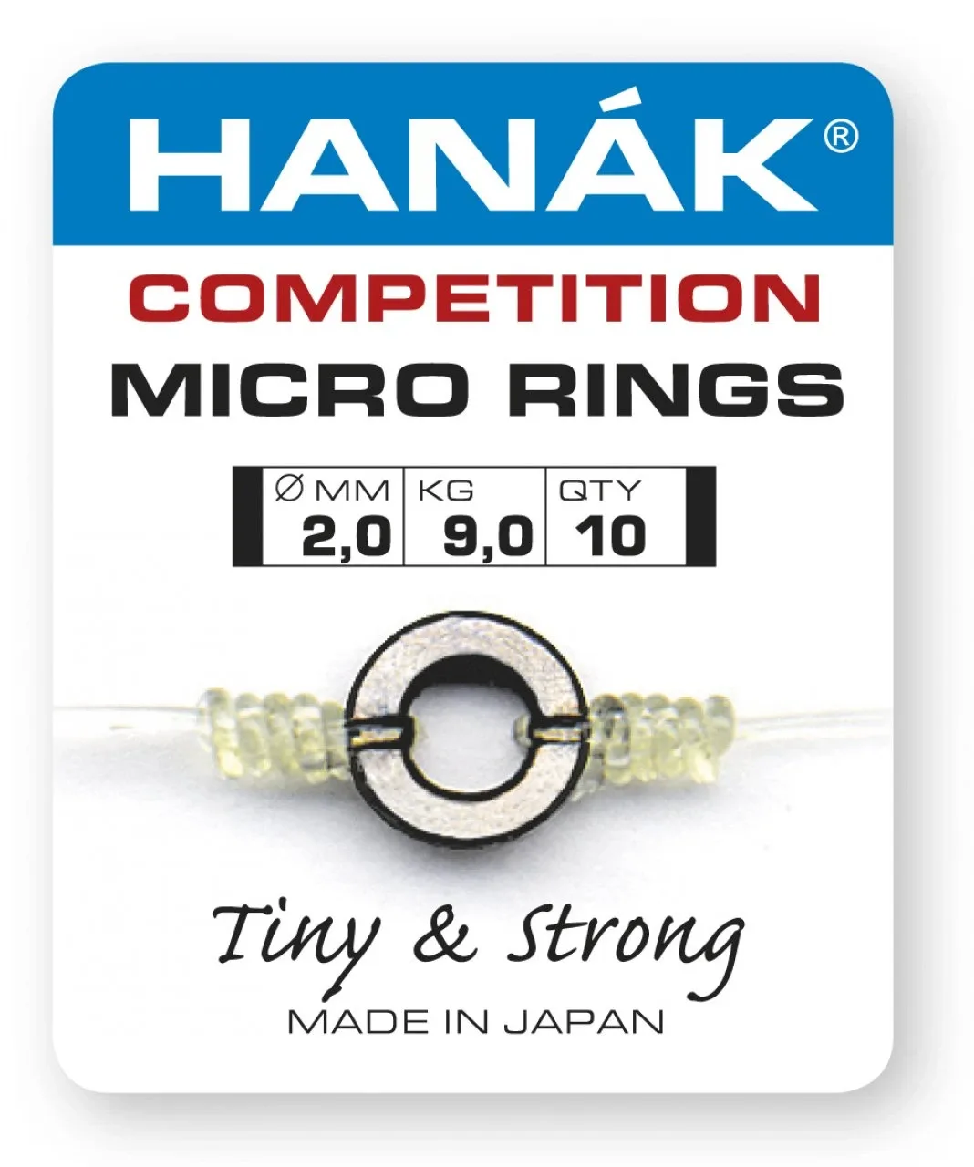 Hanák Competition Hanák Mikrokroužky Nosnost: 18kg, Průměr: 3,0mm