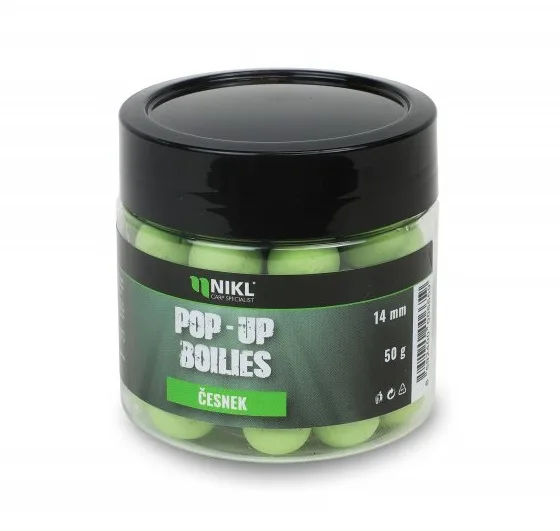 Nikl plovoucí boilies česnek - 18 mm 50 g