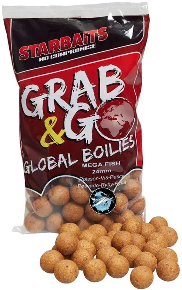 Starbaits Boilie Global Mega Fish - 24mm 800g