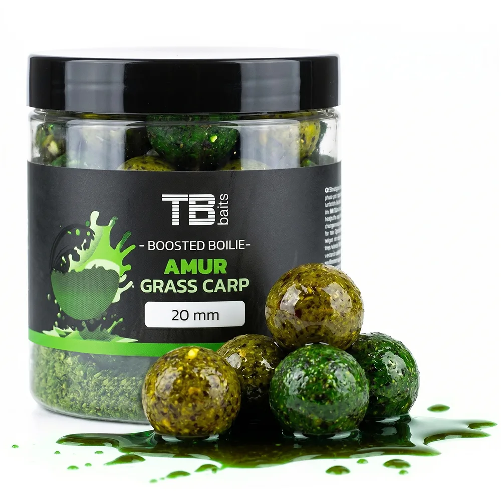 Tb baits boosterované boilie amur 120 g - 24 mm