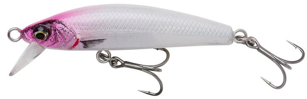 Savage gear wobler gravity minnow sinking pink head 6 cm 12 g