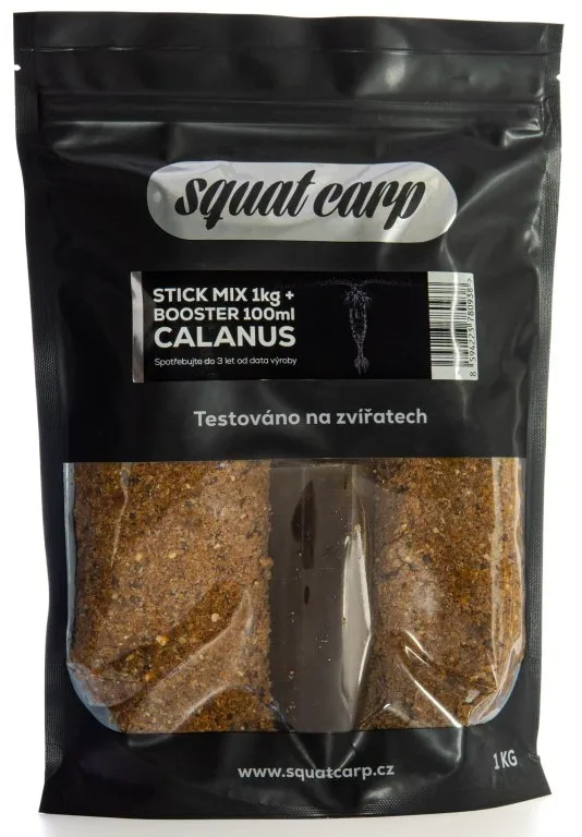 Squat carp stick mix calanus 1 kg + booster 100 ml