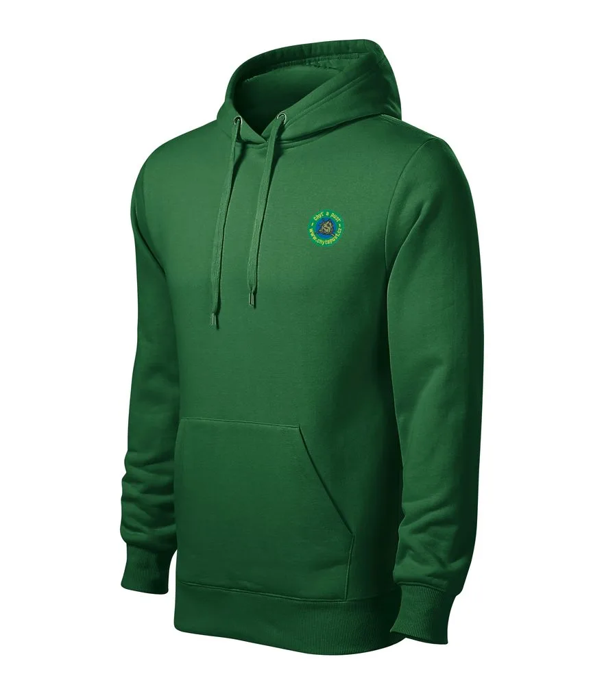 Chyť a pusť Rybářská Mikina Hooded sweater zelená
