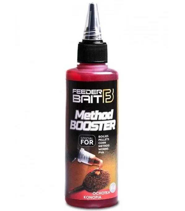 FeederBait Method Booster 100ml Příchuť: Patentka/Konopí