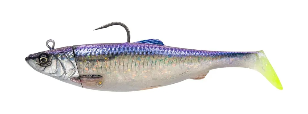 Savage gear gumová nástraha 4d herring big shad sinking red clear herring 18 cm 112 g