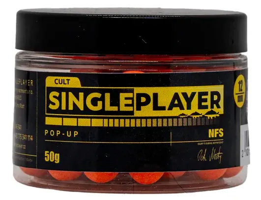 Singleplayer plovoucí boilies pop-up boilies nfs 50 g - 16 mm