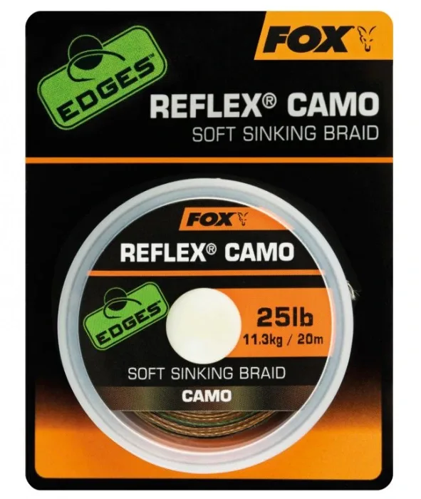 Fox Návazcová Šňůrka Reflex Camo 20 m Varianta: 35lb x20m