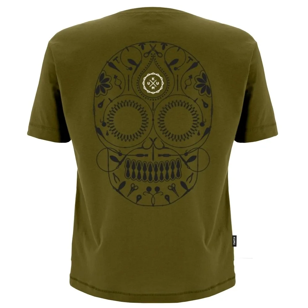 KUMU Tričko DEATH RIG Khaki Velikost: 4XL