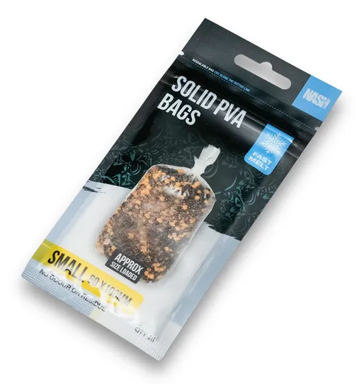 Nash pva sáčky solid pva bags fast melt - small