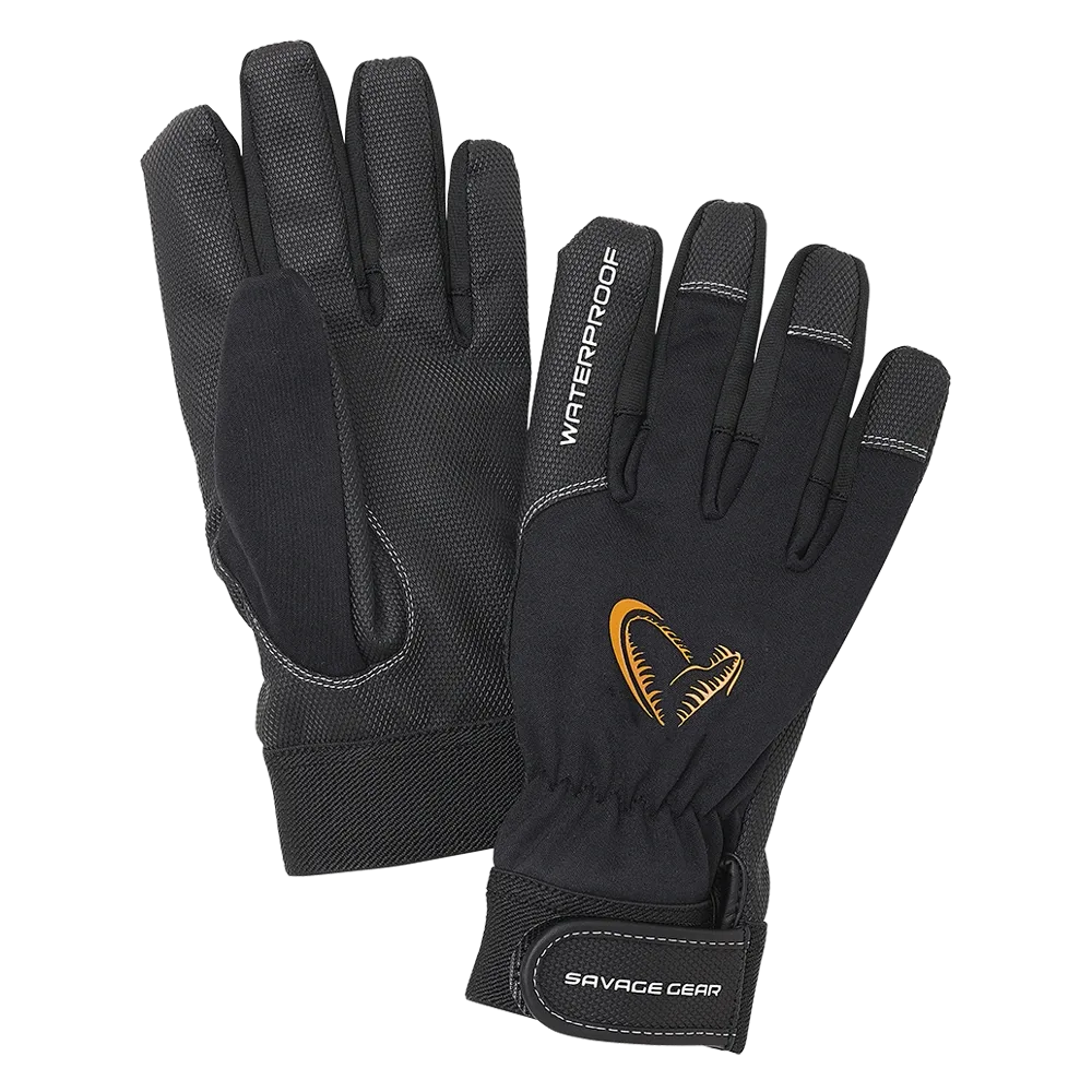 Savage Gear Rukavice All Weather Glove Black Barva: Black, Velikost: M