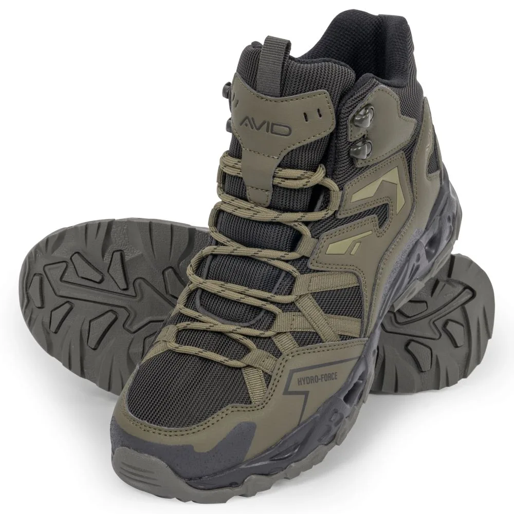 Avid carp boty hydro-force all-terrain boots - eu 41 (uk 7)