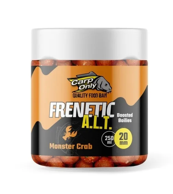Carp only dipované boilies frenetic a.l.t. monster crab 250 ml - 24 mm