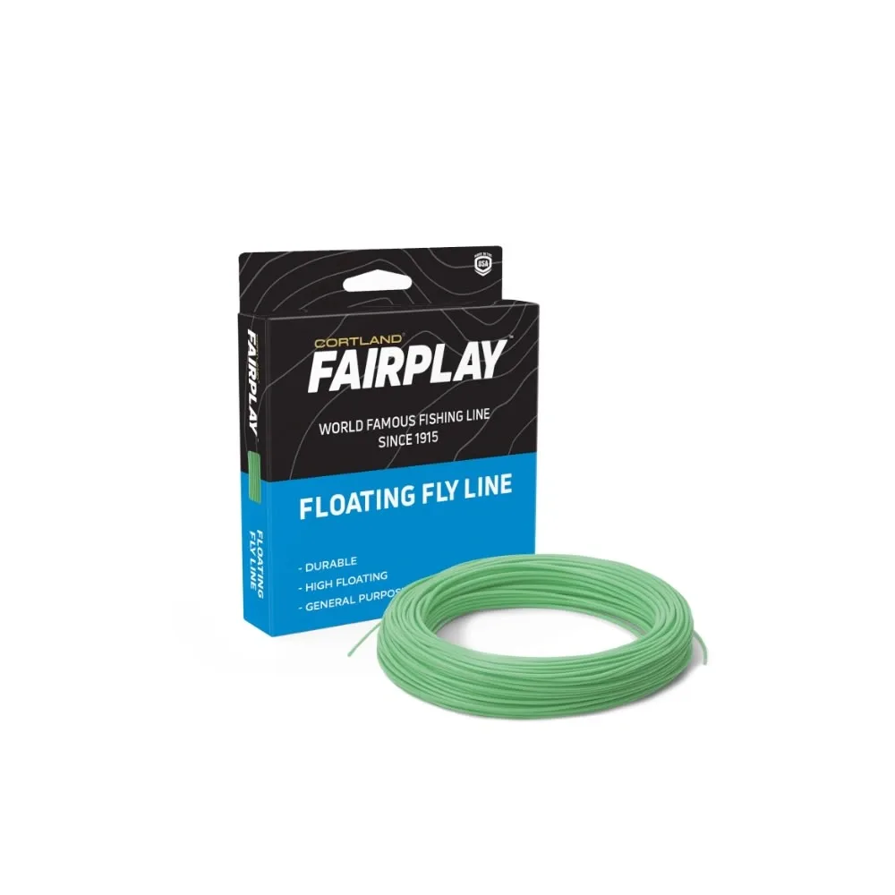 Cortland Muškařská Šňůra FairPlay Floating Blue Green Fresh Salt WF 84ft Aftma: #6