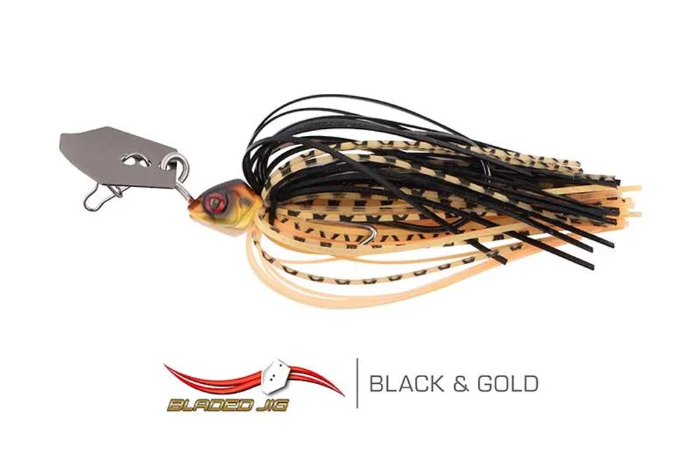 Fox Rage Nástraha Bladed Jig Black & Gold - 28g