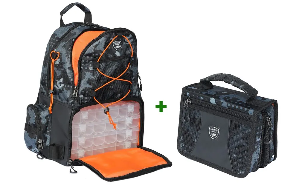Giants fishing Akční set Vláčecí batoh Gaube + vláčecí taška Compact