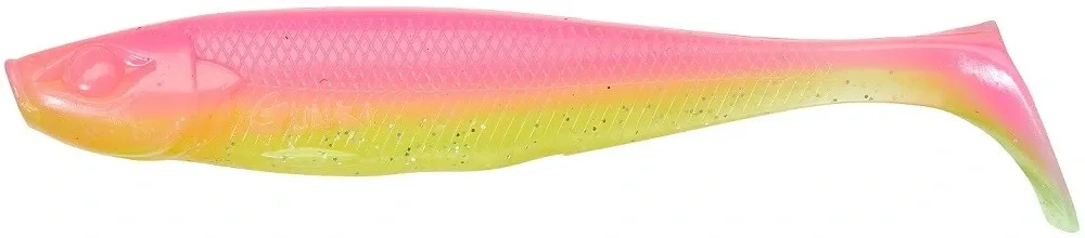 Gunki Gumová Nástraha Bumpy Pink Chart Délka: 13cm, Hmotnost: 18,2g
