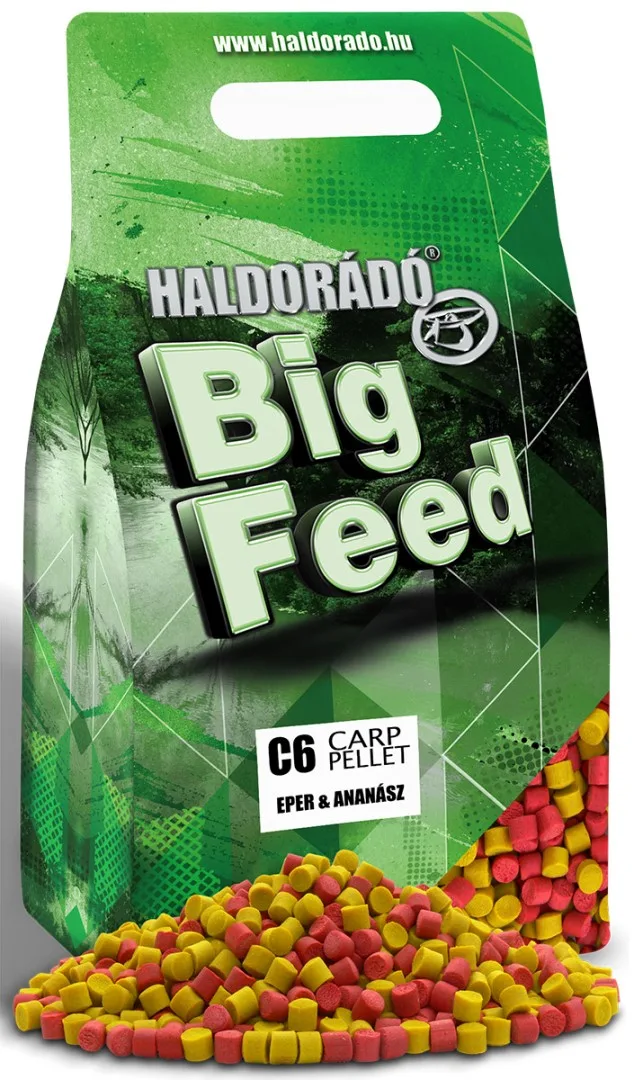 Haldorádó pelety big feed c6 pellet 2 kg 6 mm - jahoda ananas