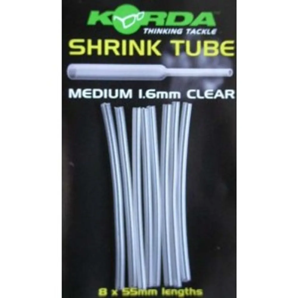 Korda Smršťovací bužírka Heat Shrink Tube clear 8ks - 1,0mm